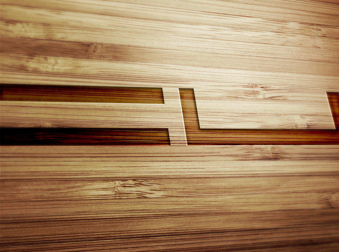 изобразительный знак компании Flydoc вырезанный из дерева